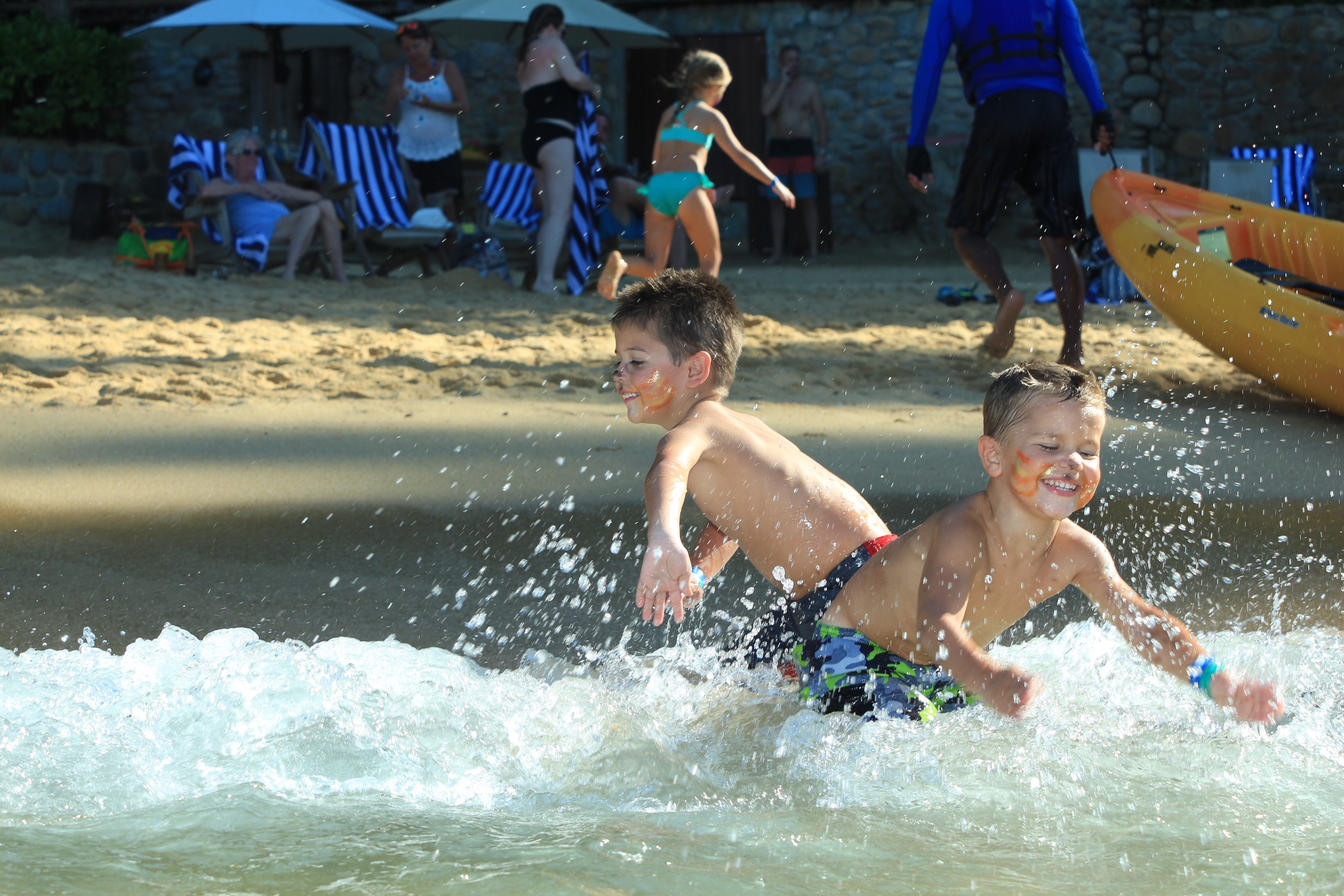 They love the beach in Mexico